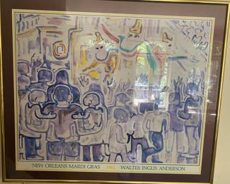 1963 Walter Inglis Anderson - Mardi Gras
