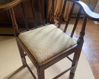 Pretty antique English corner chair