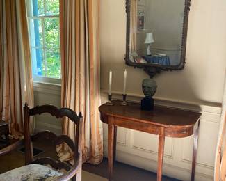 Wonderful English console, great mirror  