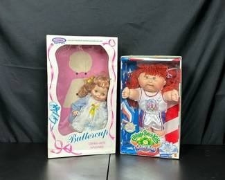 Cabbage Patch Redhead Girl Doll Olympikids 1996 SE Basketball Soccer New w Box Buttercup 
