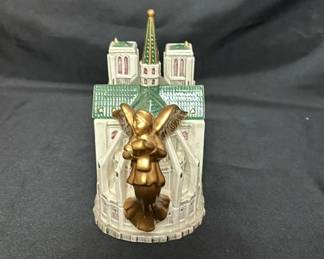 Fitz And Floyd Collector Notre Dame Cathedral Pot