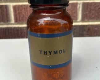Vintage Thymol Bottle 