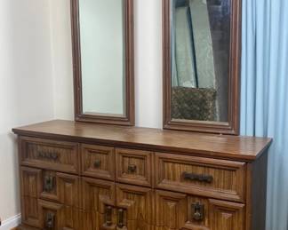 Vintage Basset Oak Dresser 