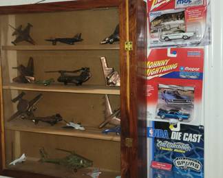 Diecast cars and planes