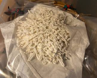 Hand Made Crochet Snowflakes