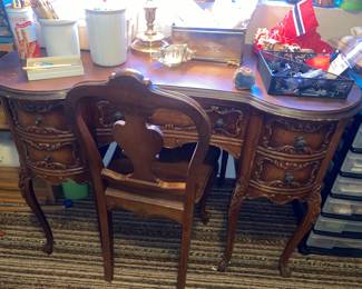 Victorian Style Desk and Chair
