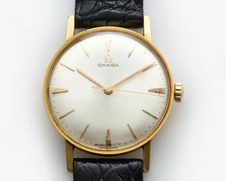60. 18k Omega Manual Wrist Watch