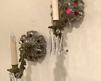 Mirrored wall sconces
