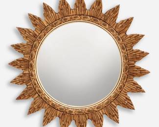250.  Sunburst Bullseye Mirror (ca. Early 20th c.)