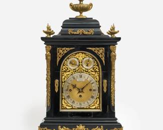 55.  19th c. Bracket Clock, Winterhalder & Hofmeier, Kleyser (London)