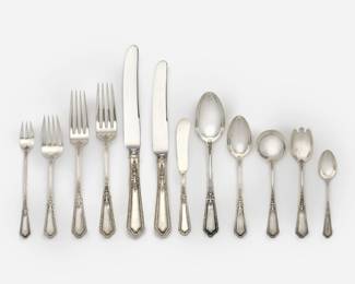 104.  Towle "D'Orleans" Sterling Silverware, 118 pc. (129 ozt.)