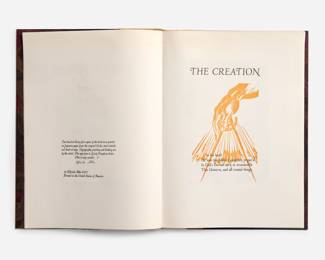 150. "The Creation," w/ Elfriede Abbe Wood Engravings (1977)