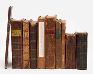 148. 10 Antique Christian Volumes (1709-1851) 