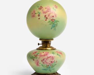 230. Antique "Gone with the Wind"-Style Parlor Lamp