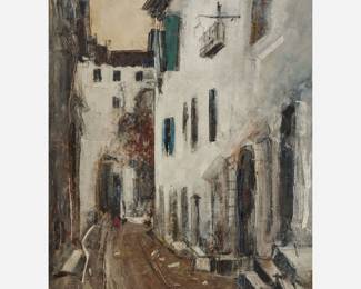 65. Jan Rijlaarsdam "Street in Periqueva" (Oil)