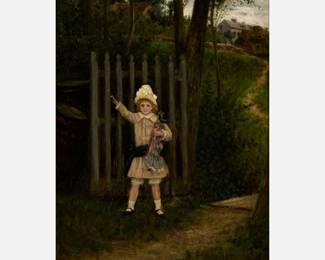 224.  Hiram Bloomer (1845-1911) Oil on Canvas