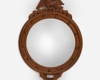 251. Vintage Federal-Style Bullseye Mirror