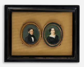 237. Pair of Victorian Portrait Miniatures