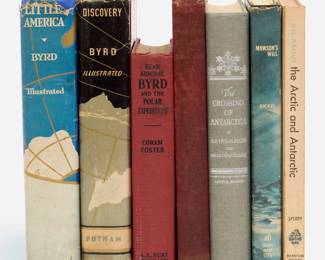 135.  7 Volumes: Admiral Byrd 1st Eds. and Antarctic Exploration