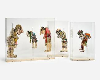 207. Group of Greek Karagiozis Puppets