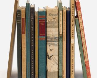 142.  14 Assorted Author-Signed Books (1928-1955)