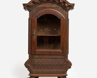 93. Handmade French Oak Cabinet (ca. 19th c.)