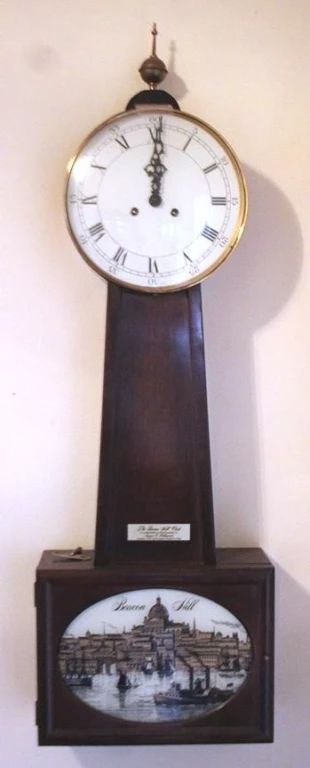 108 - The Beacon Hill Banjo Clock - 42 x 13 x 5 untested
