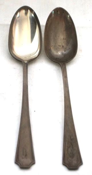 545 - 2 Gorham Sterling Spoons - 8" long
