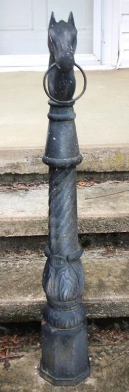781 - Cast Iron Hitching Post - 44" tall
