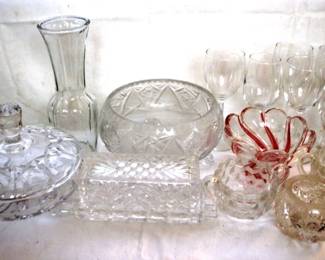 520 - Lot of Assorted Glass Items
