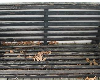 782 - Wood Porch Swing/Bench - 52 x 23 x 22
