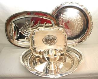 517 - Lot of Assorted Silver Plated Items
