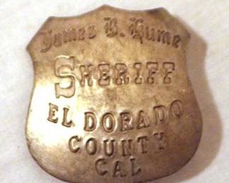 204 - El Dorado Sheriff's Badge - 2.5"
