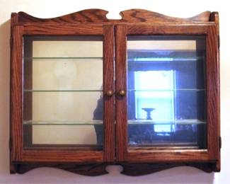 191 - Display Case Wall Cabinet - 36 x 5 x 28
