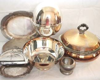 521 - Lot of Assorted Silver Plated Items
