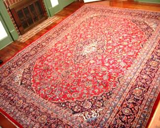 766 - Persian Kashan Large Rug - 118 x 152
