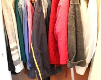 408 - Closet Lot of Assorted Coats & More
