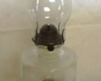472 - Vintage Oil Lamp - 18" tall
