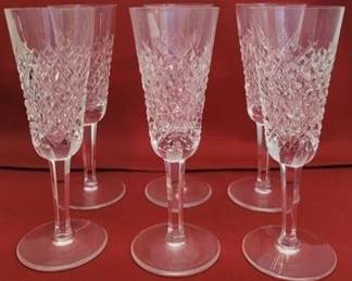 530 - 6 Waterford Glasses - 7.25" tall
