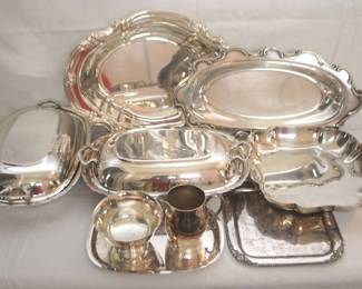 516 - Lot of Assorted Silver Plated Items
