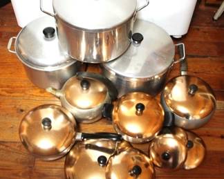 339 - Lot of Assorted Pots and Pans w/ lids
