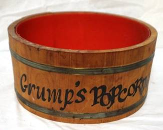 286 - Grump's Popcorn Bucket - 11.5 x 6

