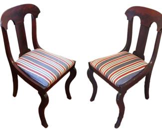 145 - Pair of Vintage Chairs - 18 x 20 x 34
