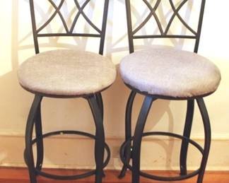 216 - Pair of Bar Chairs - 18 x 16 x 45, seat height 29"
