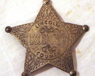 206 - Lincoln County Sheriff Badge - 3"
