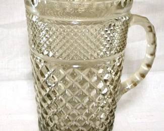 336 - Wexford Glass Pitcher - 10" tall
