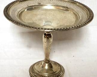 357 - Weighted Sterling Compote - 5.75" tall
