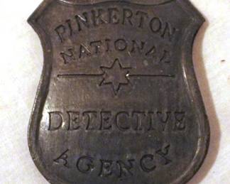 205 - Pinkerton National Detective Agency Badge 3"
