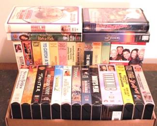 179 - Tray Lot of Assorted VHS Movies
