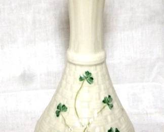 400 - Belleek Vase - 7" tall
